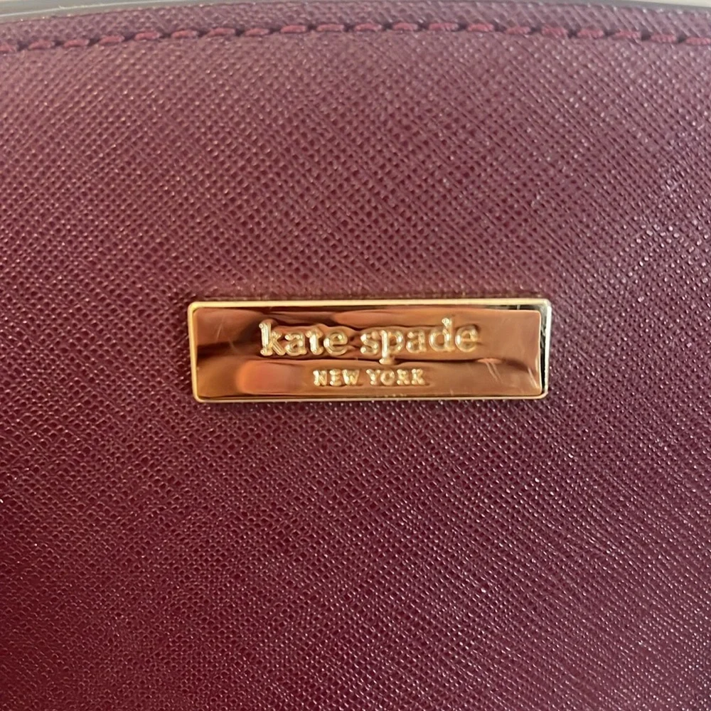 kate spade New York Tilden Place Sloan Satchel in Deep Plum - Picture 13 of 17